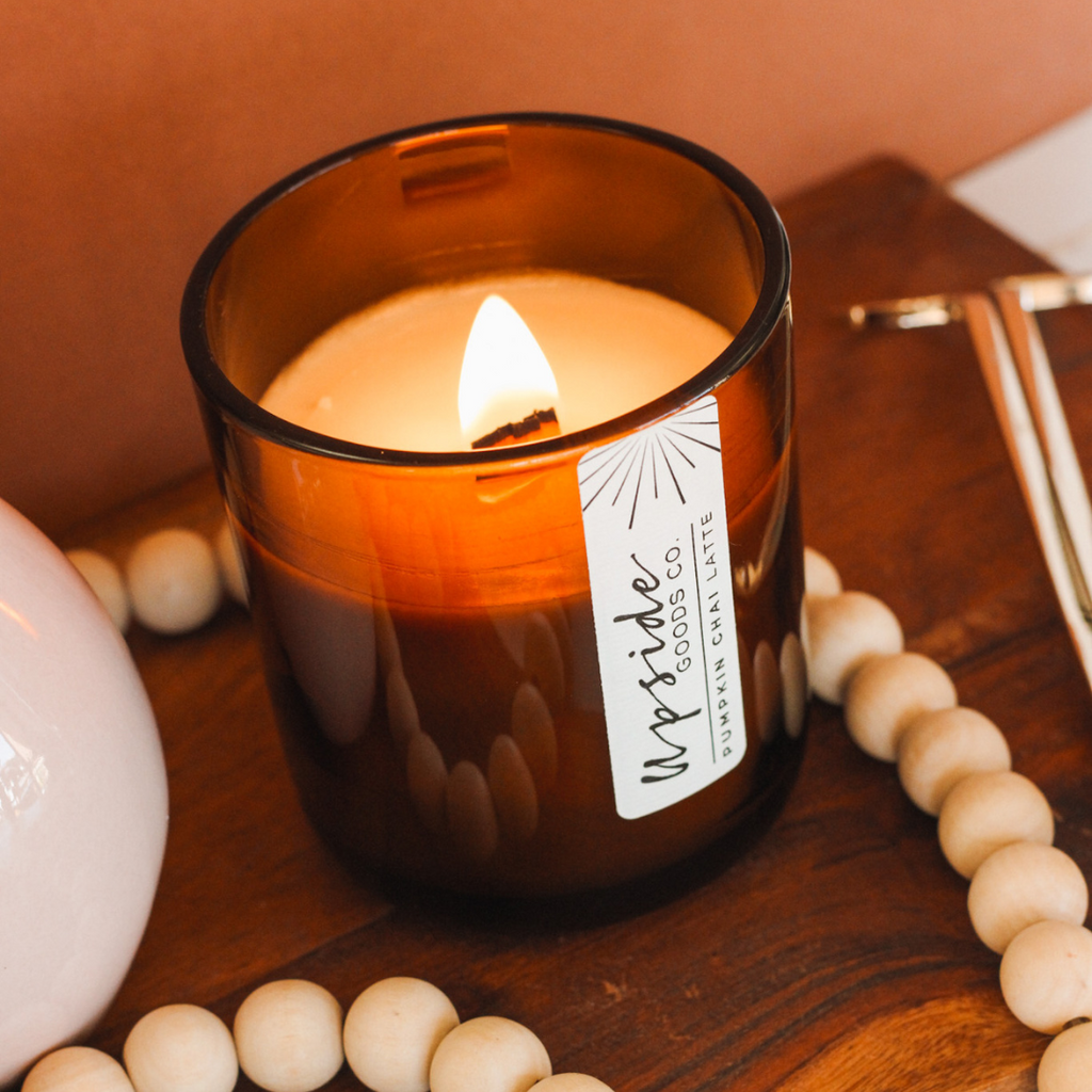 Mahogany Woods Limited Edition Upside Goods Fall 2025 candles