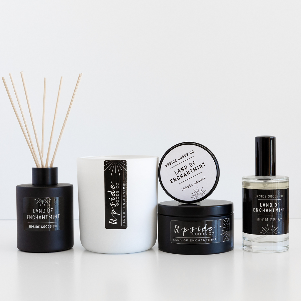 Land of Enchantmint suite of products at Upside Goods Co. 